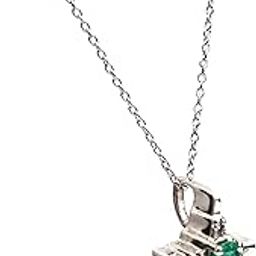 925 Sterling Silver Emerald White Topaz Gemstone Cross Design Pendant 925 Hallmarked Jewelry | Gifts For Women And Girls-image-45