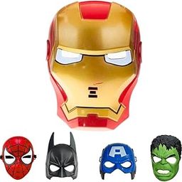 Wanna Party Superhero Mask for Kids, Superhero Costume Accessories, Superhero Toys for Boys,Superhero Party Props,Birthday Return Gift (Superhero Ironmann FaceMask)-image-17