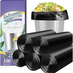 Black Garbage Bags Medium 30 Pcs I 30 Pcs x Pack of 1 | 19 x 21 Inch | Dustbin Bags, Trash Bags, Dustbin Covers for daily Wet and Dry Waste-image-68