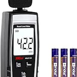 Decibel Meter Sound Level Reader 30-130dB(A), Hand-held Sound Noise Meter, Digital Noise Meter Decibel Monitoring Tester Calibrated Audio Noise Volume Measuring Tool-6