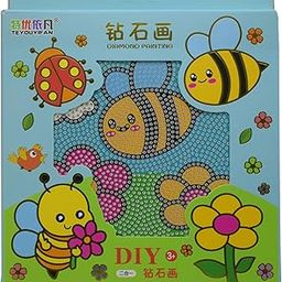 Asera DIY 5D Cartoon Diamond Painting Kits for Adults Diamond Art by Number Kits with Rhinestone Gem Art Painting Full Drill Home Wall Decor 1 Set-image-79