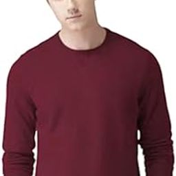 Mens' Trendy Maroon Full Sleeves Sweatshirt-image-24