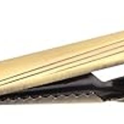 Luxury Mens Stripe Necktie Tie Bar Clip Clamp Party Modish Gift Green Bronze-image-22