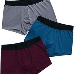 Anti Bacterial Micromodal Solid Underwear for Men Combo Airsoft Trunk Breathable Inner for Men Sweatproof Underwear Pack of 3 Multicolour-image-24