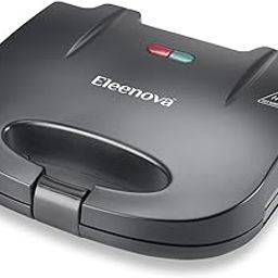 Eleenova Supreme 800W Electric Sandwich Maker | Non-Stick Black Sandwich Maker with Fixed Sandwich Plates | Breakfast Sandwich Press | Power Indicators | 1-Year Warranty-9