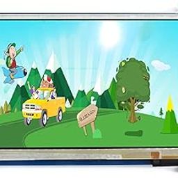 Waveshare 7-inch 800x480 Capacitive Touch LCD HDMI Custom Raspbian Angstrom Android4.2.2 for All version of Raspberry pi Beaglebone Black Banana/Pro-99