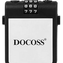 DOCOSS Metal Retractable Combination Lock Luggage Travel Bag Locks, Pack Of 1 (Black)-image-89