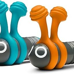 RotoBee by Girgit Toys | Fidget & Skill Toy for Kids,Teens,Adults | Relieves Stress,Anxiety,ADHD | Reduce Screen Time | Boost Focus | Multi-Trick Spinner| Desk,Travel Toy (Aqua+Blaze)-11