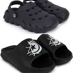 Combo Pack of 2 Slipper/Flip Flops/Slides/Clogs/Sandals for Men (Cl-1400 Vs YEE-Cutstar)-image-89