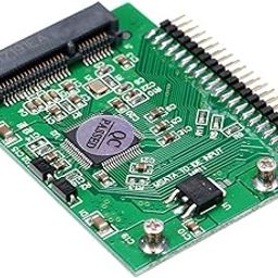 Decdeal mSATA (PCI-E) SSD to 2.5'' 44Pin IDE Converter Adapter As 2.5 Inch IDE HDD for Laptop 5V-28