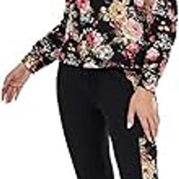 ALISBA Women's Round Neck Cotton Tracksuit – Stylish Full Sleeve Sweatshirt & Joggers Set | Casual Lounge Wear | Soft & Comfortable Activewear for Gym, Running, Yoga & Travel – Black-image-99