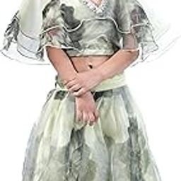 Sleeveless V Neck Dress for Girls (Style - BO10) Multicolour-image-62