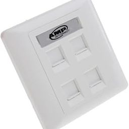CALANDIS™ 6xQuad Data Wall Outlet Face Plate 4 Port RJ45/RJ11 Ethernet Network Socket | Computers/Tablets & Networking | Computer Cables & Connectors | Networking Cables & Adapters-3