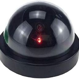 KRUSHNAM Dummy CCTV Fake Dome Camera for Home and Office Security with Flashing Red Led Light-picture-5