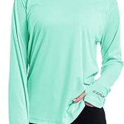 Women's UPF 50+ Sun Protection Hoodie Shirts Long Sleeve SPF Running Hiking Shirt for Women-image-55
