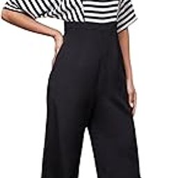 miss chase Women's Square Neck Half Sleeve Striped Jumpsuit-picture-37