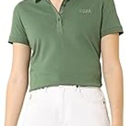 Women's Solid Regular Fit Polo Shirt-image-48
