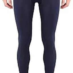 Compression Nylon Lycra Lower Leggings Tights Yoga Pants for Men Boys - Workout Gym Exercise Running Cycling Training - Full Leg Sleeves - Cold Weather Sports Inner - Skinny Fit-image-87