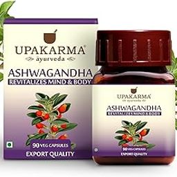 UPAKARMA Ashwagandha | Pure Extract Based (500mg) | Helps Relieve Stress, Immunity Booster | Mood Lifter | Lab Tested, R&D Backed, 90 Veg Capsules, Pack of 1-image-88