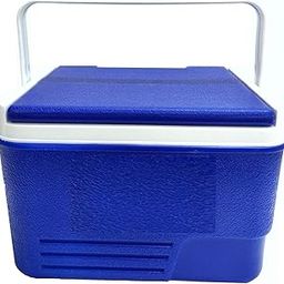 GLIVE (LABEL) Insulated Cooler Box Ice Box Beverage Cooler Wine Cooler, Beer Chiller, Ideal Party Tubs for Drinks, Use Ice Tub Cooler Box Space Saving Ice-Storage Box Container (6 Liter, Blue)-image-20