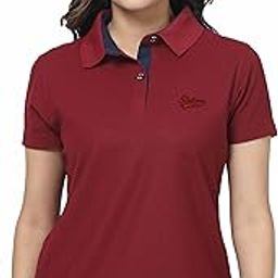 Women's Signature Polo T-Shirt | Feather Touch Feel | Warm| Regular Fit| Odour Resistant| Anti-Static| Wrinkle Free | Quick Dry | Stretchable | Lightweight | Sweat-Proof-image-15