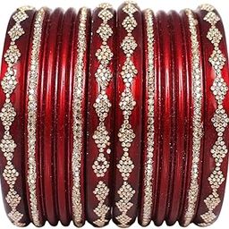 Festive Special Designer Lac Chura Set With Latest Rhinestones Design-image-12
