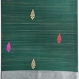 UJ Designs Pure handloom mangalagiri cotton saree with small butis and matching blouse for casual/office-image-32