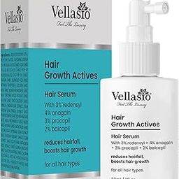 Vellasio Advance Hair Growth Serum - Reduces Hairfall, Boosts Hair Growth with 3% Redensyl, 4% Anagain, 3% Procapil, 2% Baicapil - 30 ml for All Hair Types-24