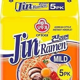 Ottogi Jin Ramen Korean Style Instant Noodles Mild Flavor 120g, Pack of 5 The Product of Korea-image-28