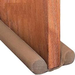 Door Seal Strip - Noise and Insect Barrier - Washable Door Bottom Sealing Strip, Door Guard, Door Stopper, Security Door Mat, Anti-Flaming, Fireproof- (Brown)_AZBZ-04_Pack of 2-image-29