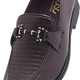 WW-Cross Men Faux Leather Slip-On Loafers-image-55