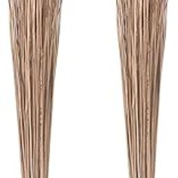 ROTZ Natural Coconut Leaf Grass Broom Stick (Coconut Jhadu/Nariyal Jhadu/Teela) (Brown, Large) - Pack of 2-image-14