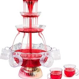 LPF230 3-Tier Party Fountain with LED Lighted Base, 1.5 Gallon 8 Cup, Clear-image-51