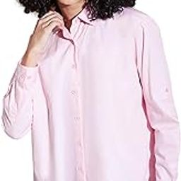 sassafras Women's Solid Oversized Fit Oversize Shirt-picture-23