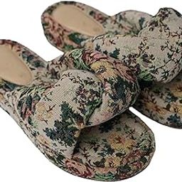 Women Floral Bow Knot Slides Flats | Stylish & Comfortable & | Formal & Casual Wear-picture-37