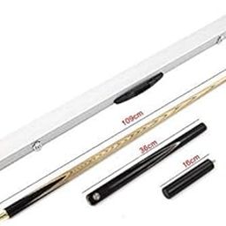 Laxmi Ganesh Billiard Snooker and Billiard Omin Enlighten 3/4 Quarter Cue Stick with Case, Black-picture-28