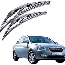 UNEESTORE METAL WINDSHIELD WIPER BLADE FOR Verna 2006-2009 PACK OF 2 (D=24"P=16")-image-35