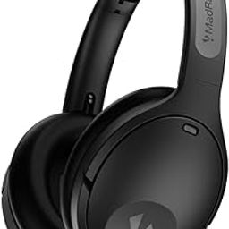 MadRabbit Touch ANC Foldable Over Ear Wireless Bluetooth Headphones with Mic, Hybrid Active Noise Cancellation,85H Battery & 40MM Drivers, Transparent & Gaming Mode, Type C & Voice Assistant-picture-20