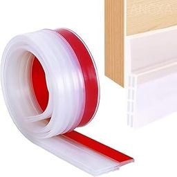 Draft Blocker Insulator Door Draft Stopper Under Door Draft or Exterior/Interior Doors, Door Sweep Stripping, 2 Inch W x 39 Inch (White, 1 Meter)-image-83
