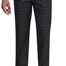 Checks Formal Trousers Regular Fit Pants for Men, Waist Sizes 32-44-image-122