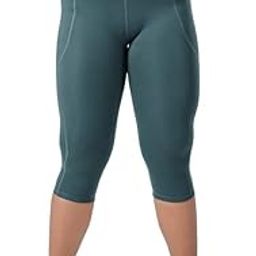 Womens The Ultimate Capris, 3/4th Length Pants, Super- High Waist, 2 Pockets, Wide Waistband, Activewear for Women-image-97