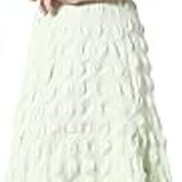 Women's Creased Midi Dress for Casual Wear | Puff Sleeve | Midi Length | Pull On Closure | Dress Crafted with Comfort Fit for Everyday Wear-image-10
