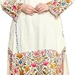 Kashmiri Embroidered Cashmilon Phiren Designer Multi-image-24