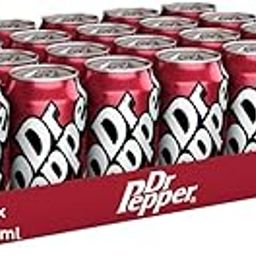 Dr Pepper Original Flavour Soft Drink is a Unique and Distinct Flavor, Each Cans Contain 330ml, Pack of 24 Cans (From UK)-picture-0