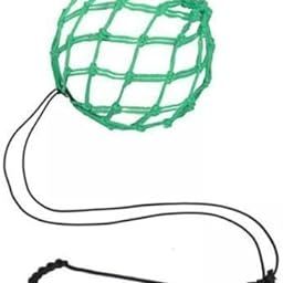 Enakshi (LABEL) Creations 4xFootball Kick Trainer Adjustable Boys Football Skills Soccer Ball Net Kicker Green-0