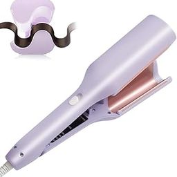 VIHM Wave Curling Iron, Anti-Scald Rovy Waves Curling Wand, Fast Heating Curling Wand, Ionic Deep Waver Hair Curler Tool for All Hair-image-87