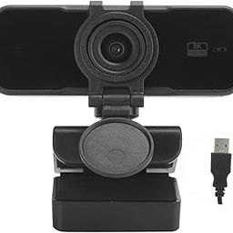 Webcam with Microphone, Webcams C5 2K 4MP Plug Play USB Computer Camera Built in Microphone for for Online Calling/Conferencing-73
