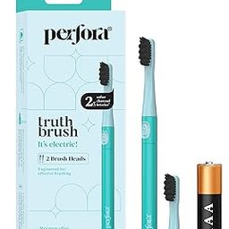 Perfora Electric Toothbrush, 2 Modes, AAA Powered, 24000 Strokes, 90 Days Battery Life | 1 Year Warranty | Electric Brush, Electric Toothbrush For Men, Women & Kids, 001 - Aqua Marine (Pack of 1)-24