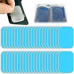 huiming 50Pcs/25Packs Gel Pads for abs Stimulator Replacement for Ultimate Muscle EMS Abdominal Belt Arm Leg Waist Workout-image-46