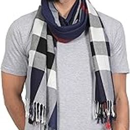 unisex checkered scarf, scarves, stole & shawl for all seasons, Size 70 * 180 cms-image-93